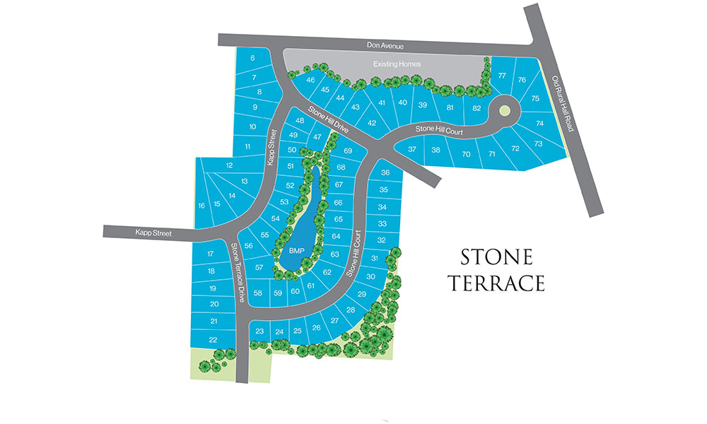 Stone Terrace Site Map